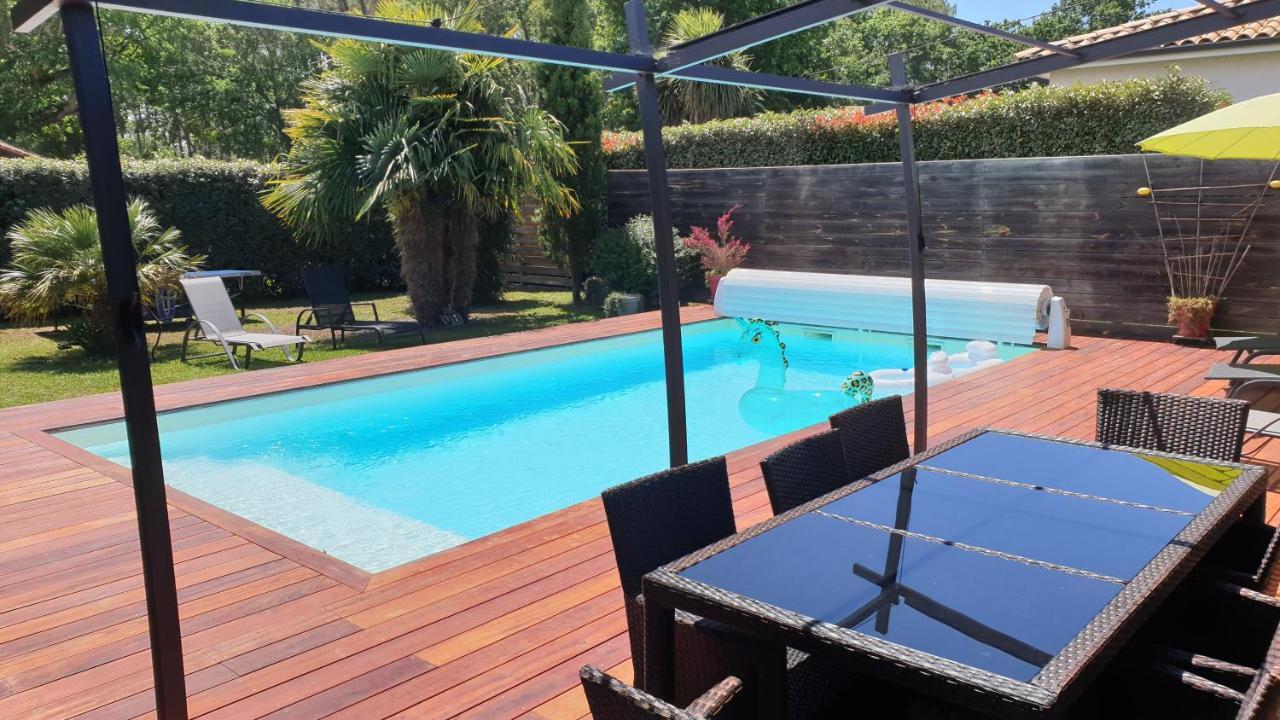 Villa Avec Piscine Chauffee Moliets-et-Maa ภายนอก รูปภาพ