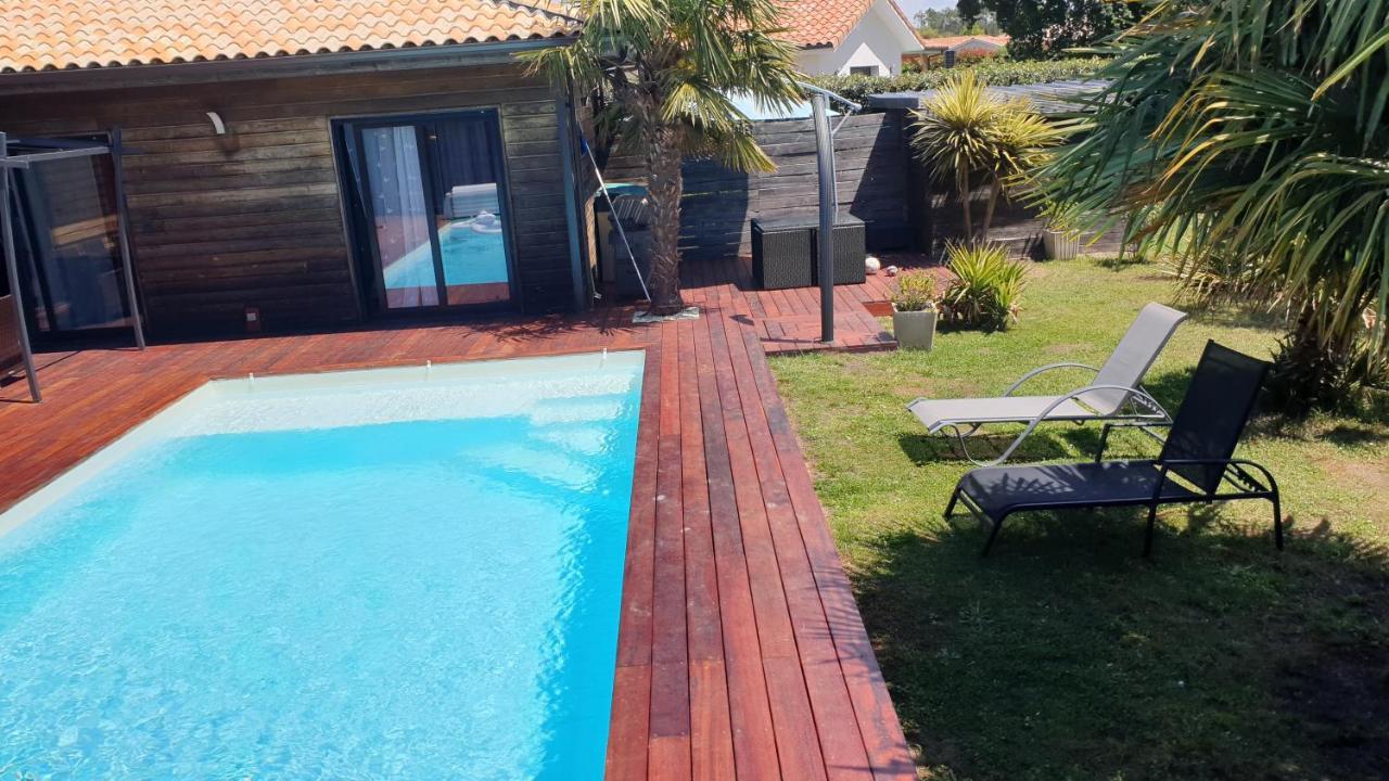 Villa Avec Piscine Chauffee Moliets-et-Maa ภายนอก รูปภาพ